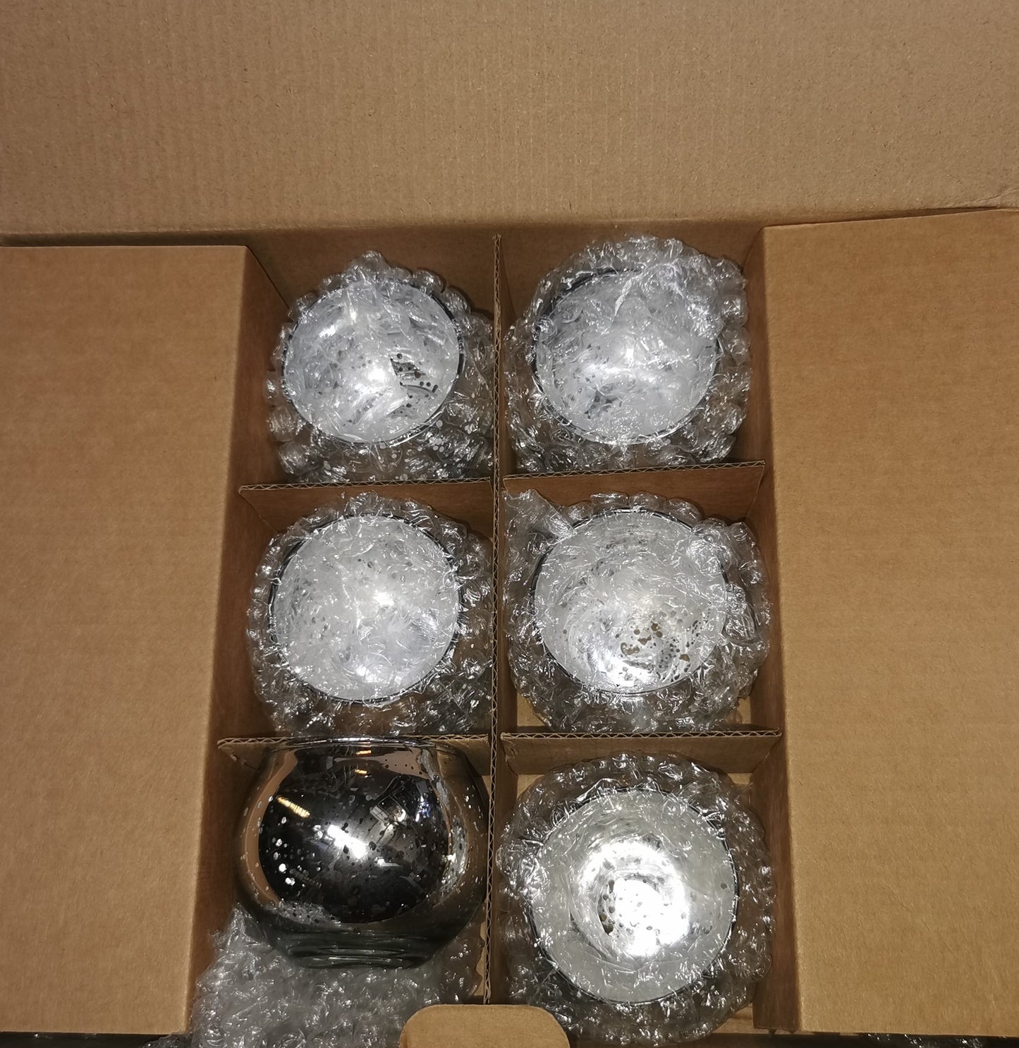 12pc Candle Votives - Silver