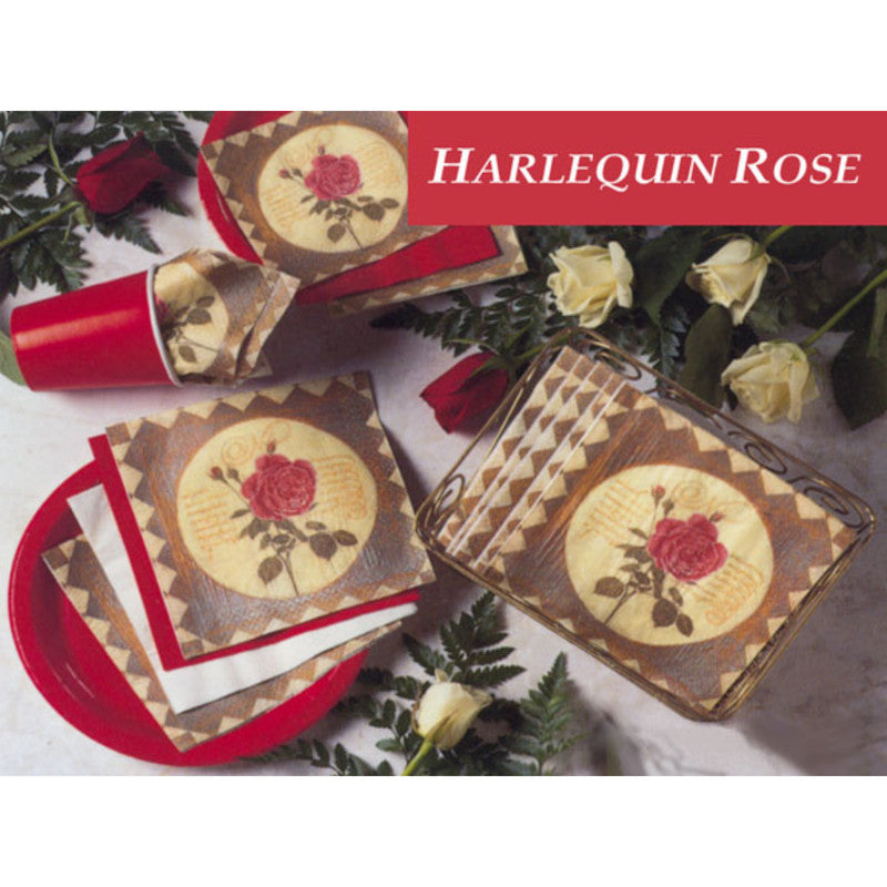 Harlequin Rose - Lunch Napkin