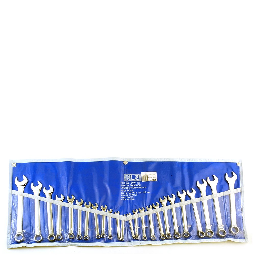 24pc Combination Ring & Open End Wrench Set
