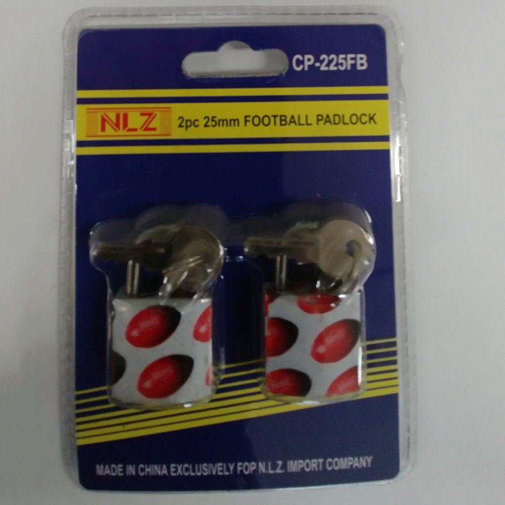 2pc 25mm KA Printed Padlock