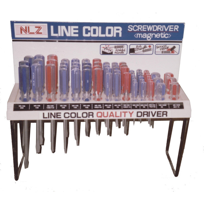 64pc Screwdriver Stand - Line Color