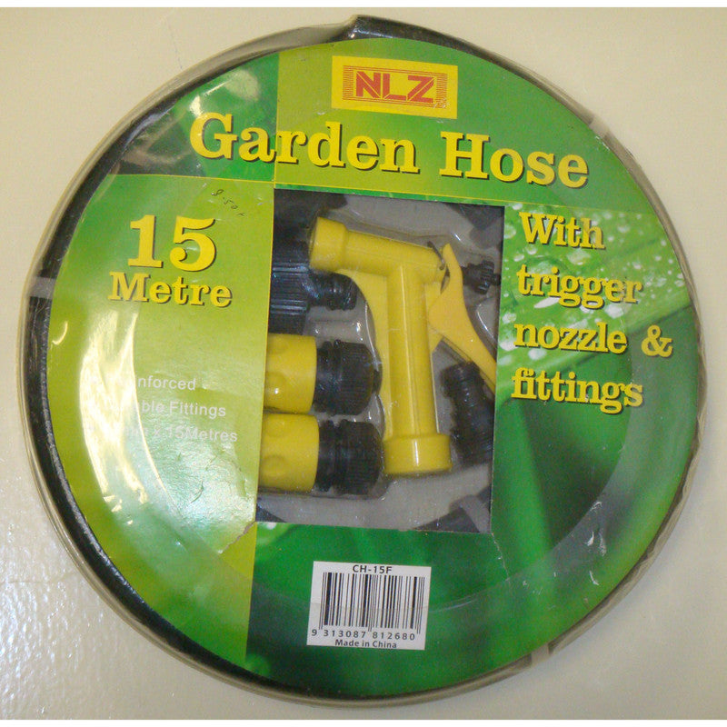15M x 1/2" China Garden Hose-Fitted