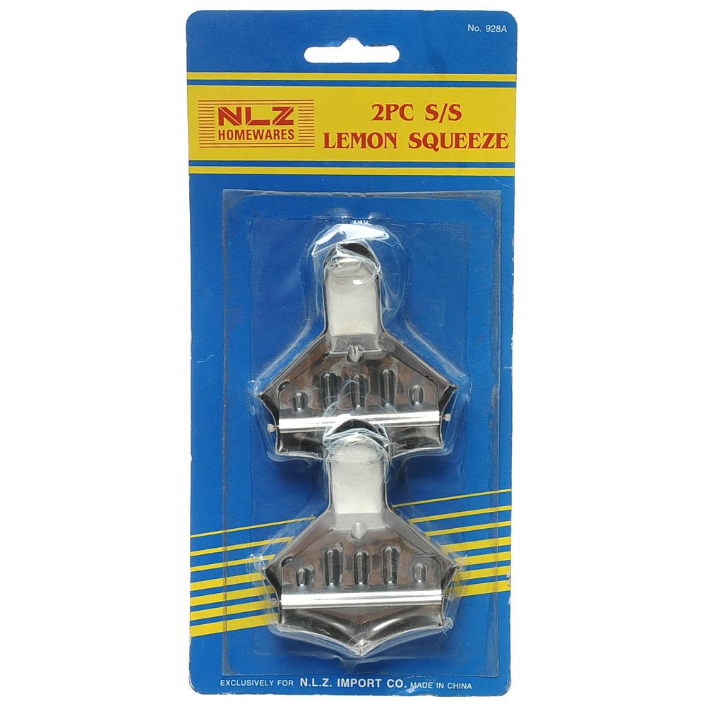 2pc Stainless Steel Lemon Press Set