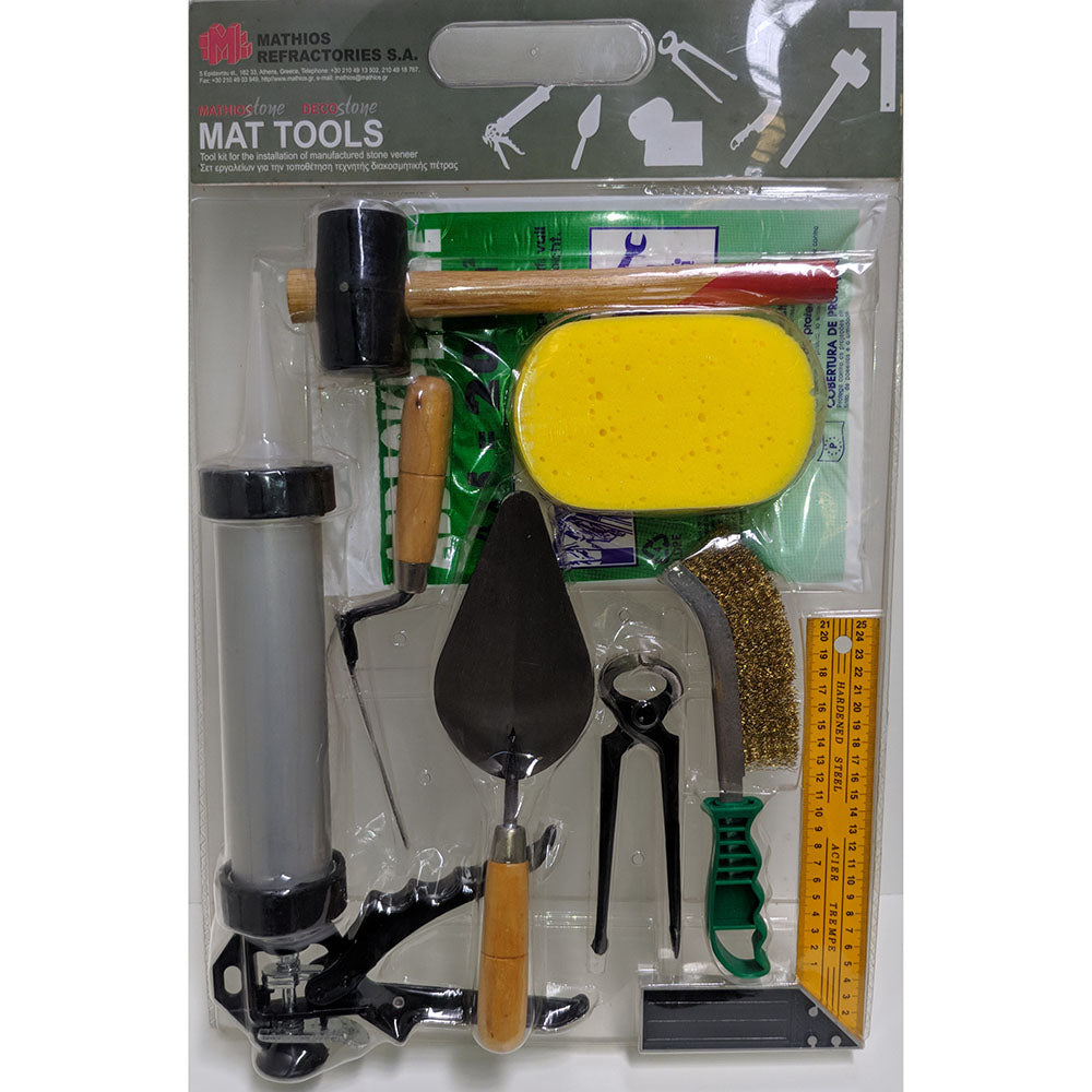 9pc Tool Kit For Stone Installation