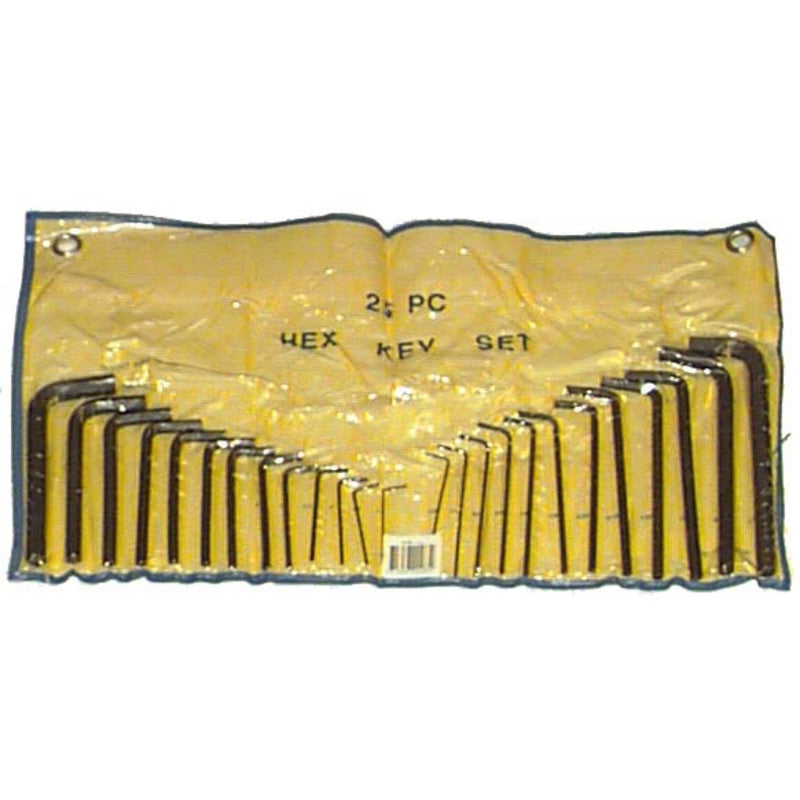 25pc Hex Key Wrench Set