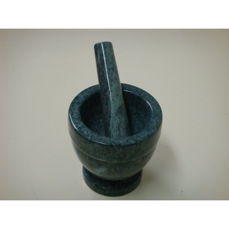 Green Marble Mortar & Pestle
