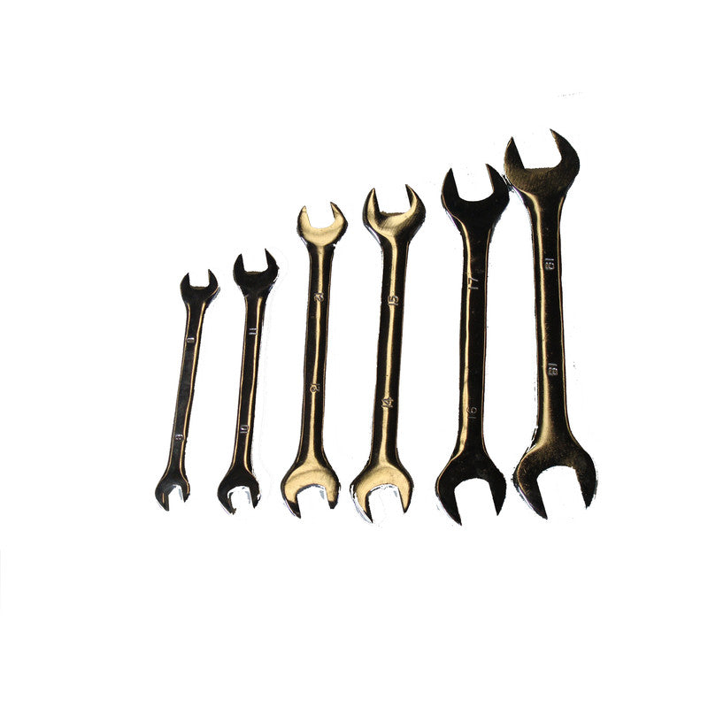 6pc Open End Wrench Set SAE