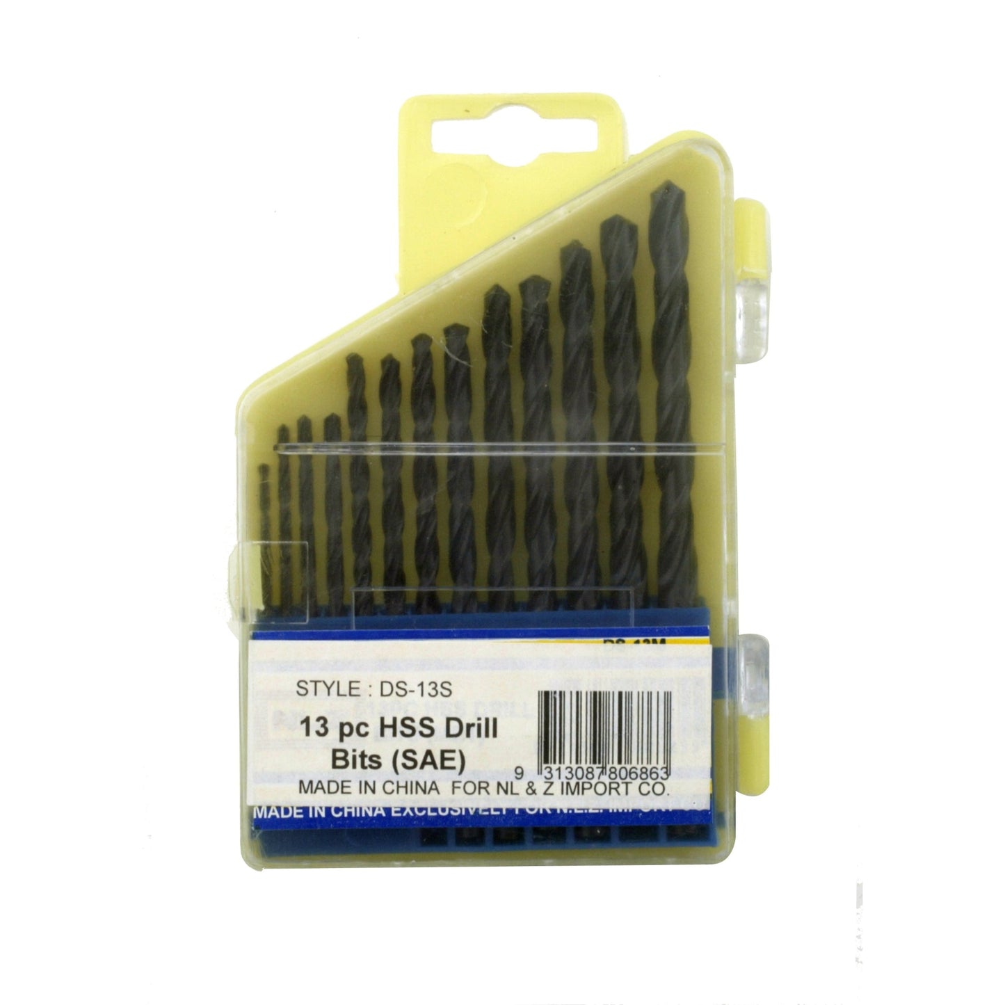 13pc High Speed Drill Bits SAE