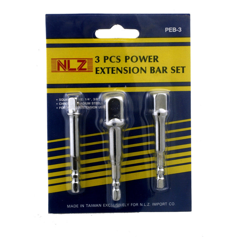 3pc Power Extension Bars
