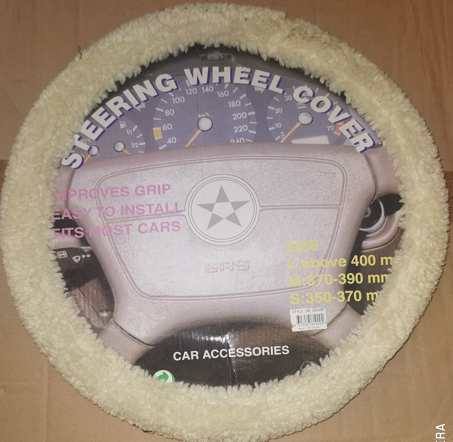 Steering Wheel Cover - Fur