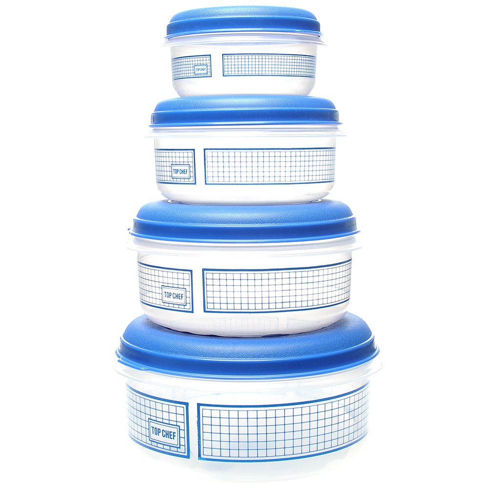 4pc Airtight Containers - Clear
