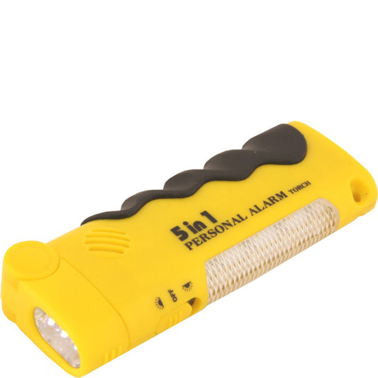 5-In-1 LED Torch & Personal Alarm