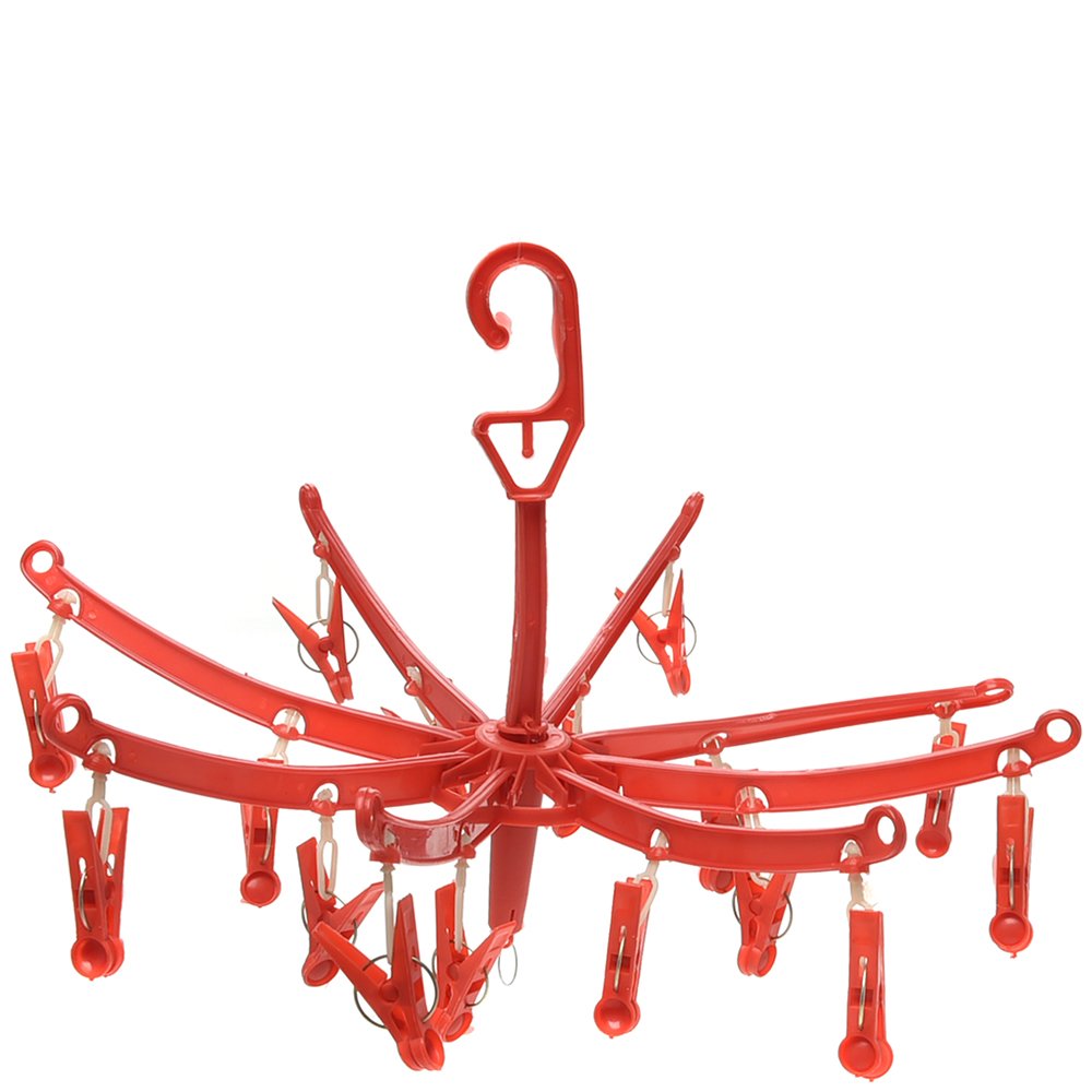 16Peg Folding Hanger Plastic