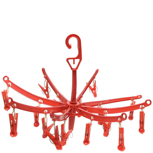 16Peg Folding Hanger Plastic