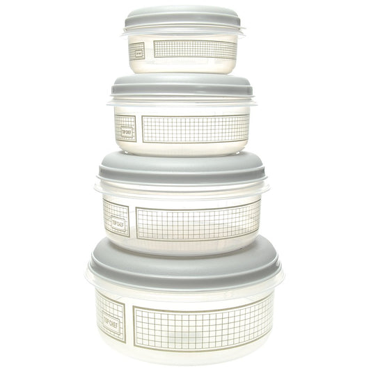 4pc Airtight Containers - Clear