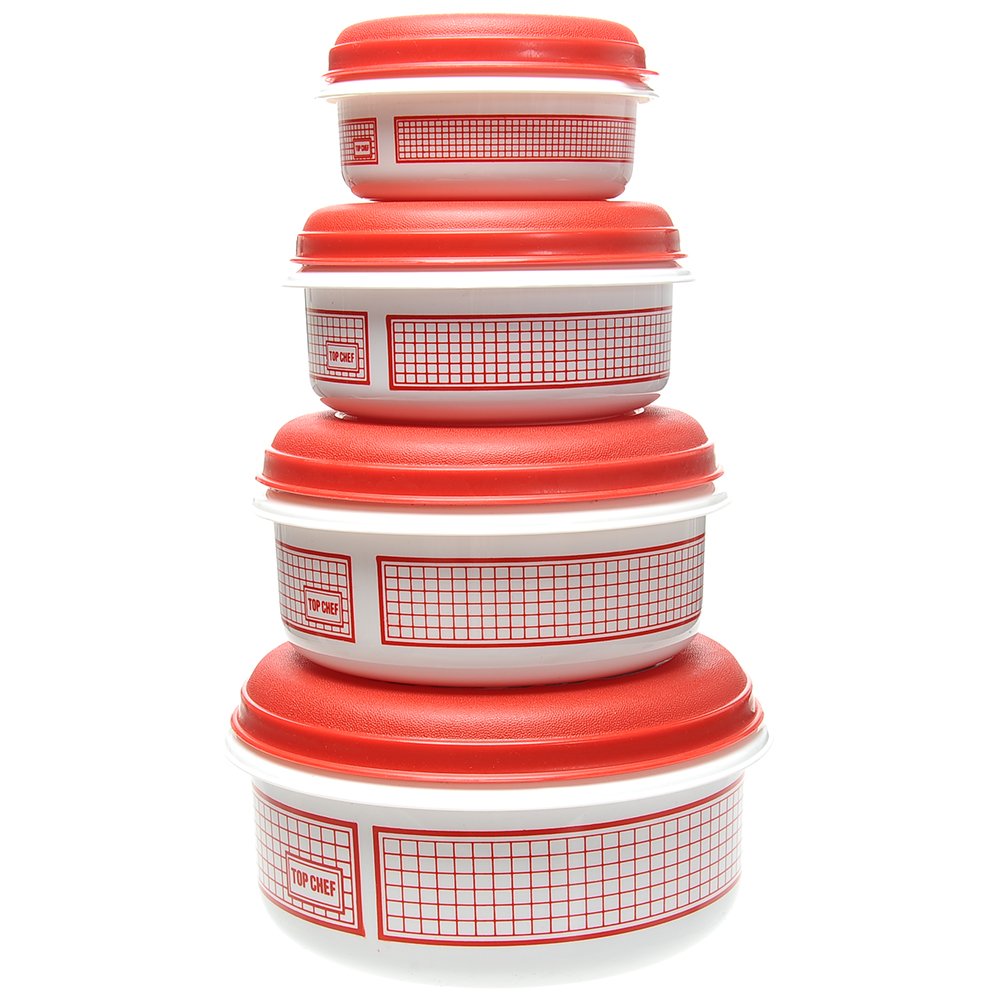 4pc Airtight Containers - Opaque