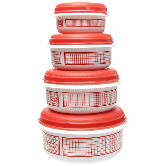 4pc Airtight Containers - Opaque