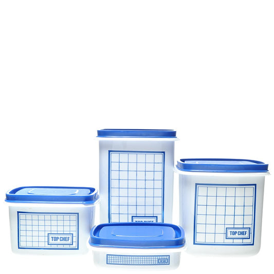 4pc Large Storage Set - Opaque