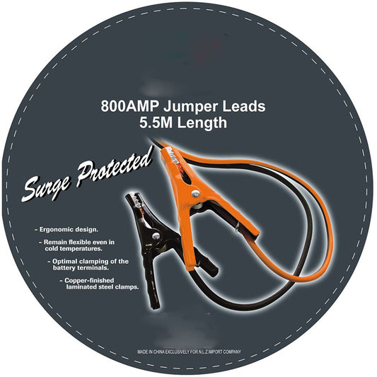 800Amp Antisurge 5.5M Jumper Leads