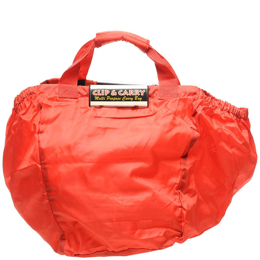 Clip & Carry Shopping Bag - Red