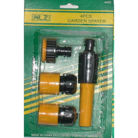 4pc Hose Nozzle Set (1/2" Tap)