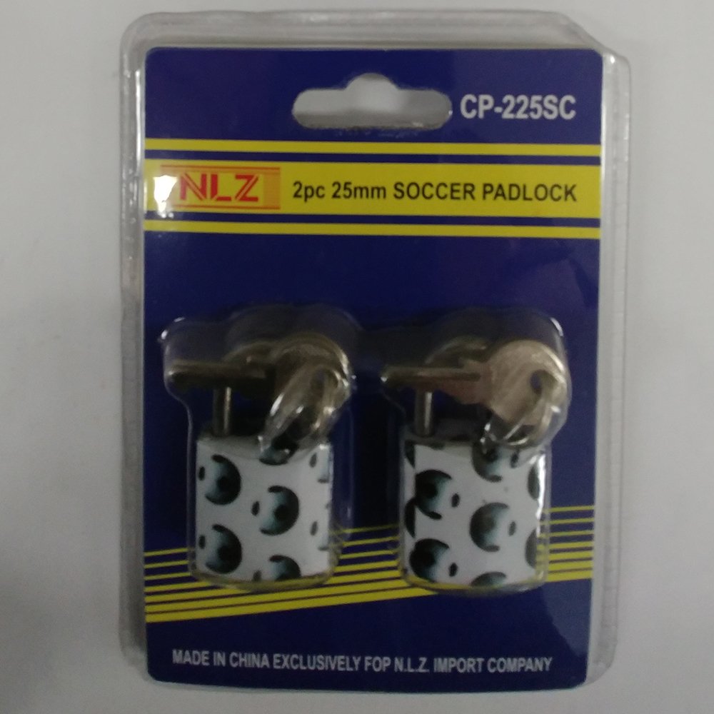 2pc 25mm KA Printed Padlock