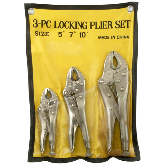 3pc Locking Vice Grip Set