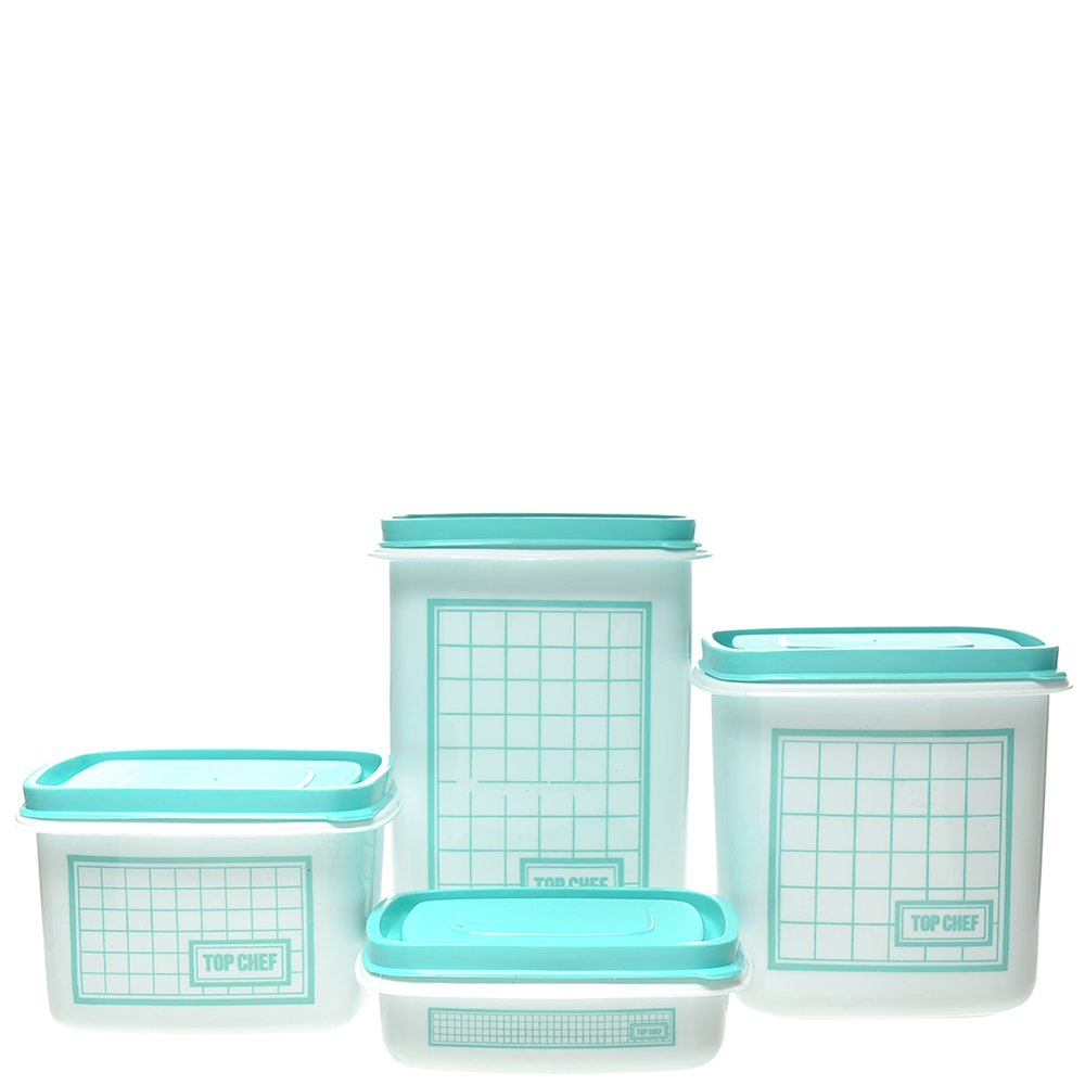 4pc Large Storage Set - Opaque