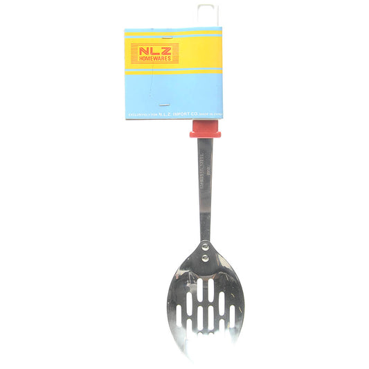 Stainless Steel Slotted Spoon with Plastic Handle