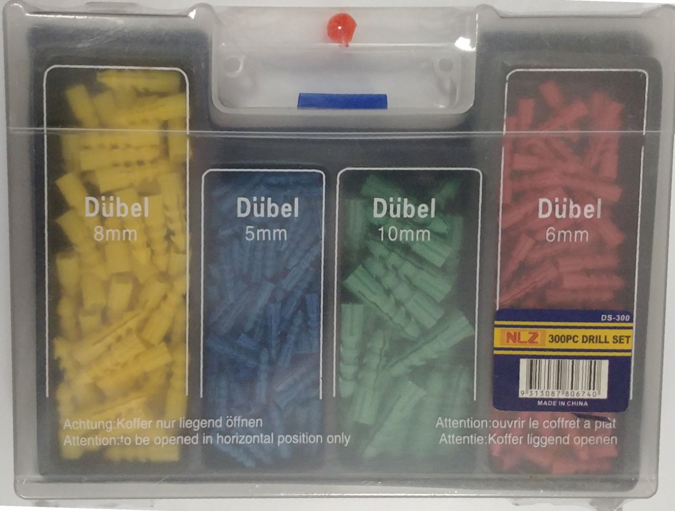 300pc Drill Bit & Anchors Set