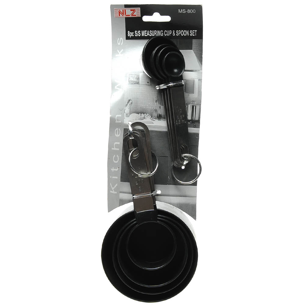 8pc Measuring Cup & Spoon Set