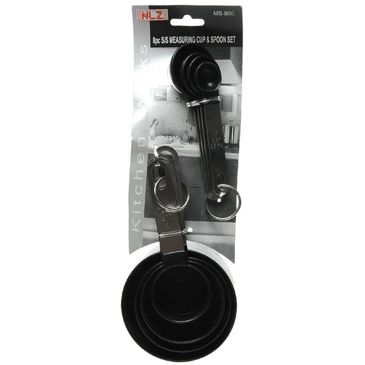 8pc Measuring Cup & Spoon Set