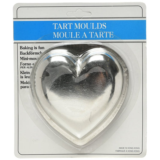 3pc Mini Tin Heart Shape Pans