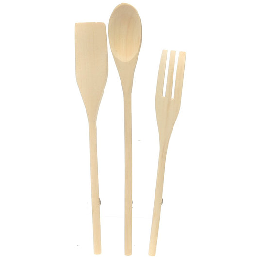 3pc Wooden Spoon Set
