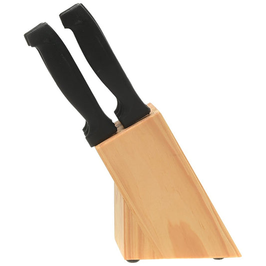 6pc Steak Knives In Wood Block