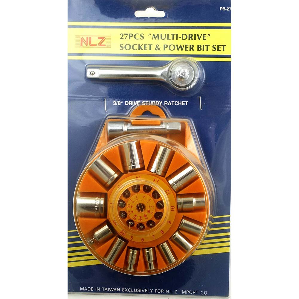 26pc Power Bits & Socket Set