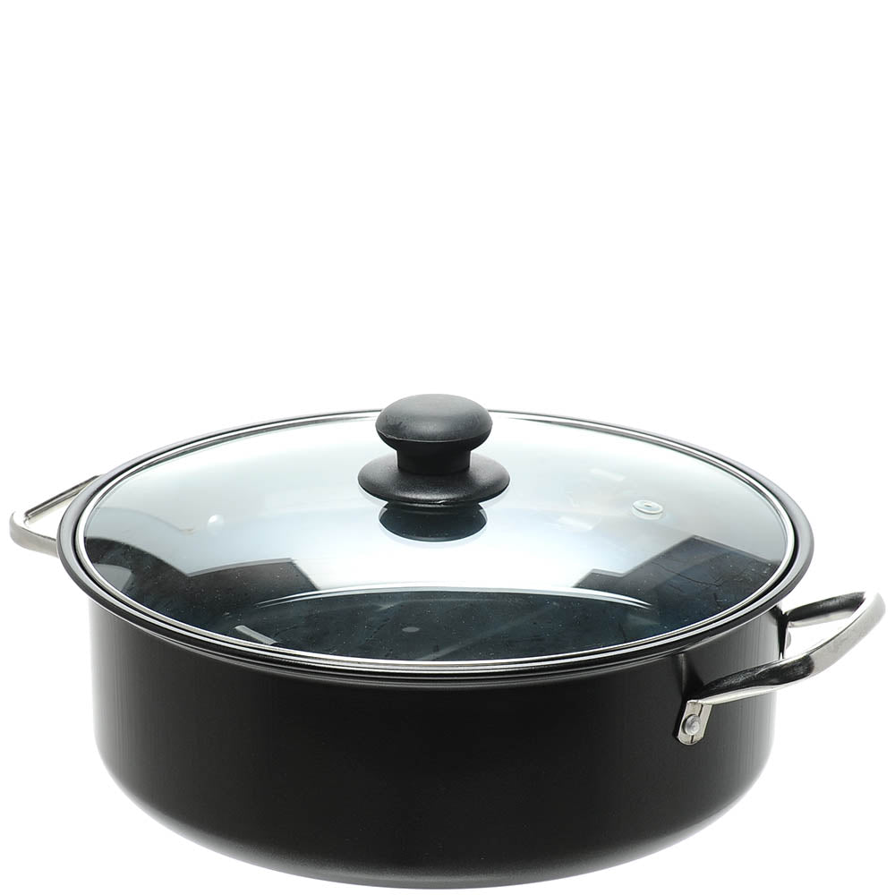 300mm Steamer with Glass Lid & Insert Steamer Rack