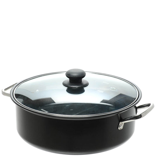 300mm Steamer with Glass Lid & Insert Steamer Rack