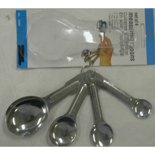 4pc Stainless Steel Measuring Spoon Set