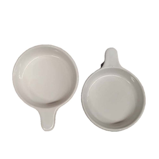 2pc Ceramic Round Dishes