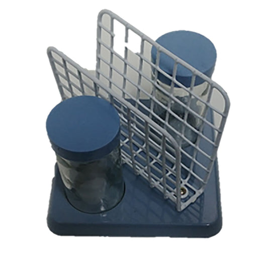 Salt & Pepper Shakers with Napkin Holder