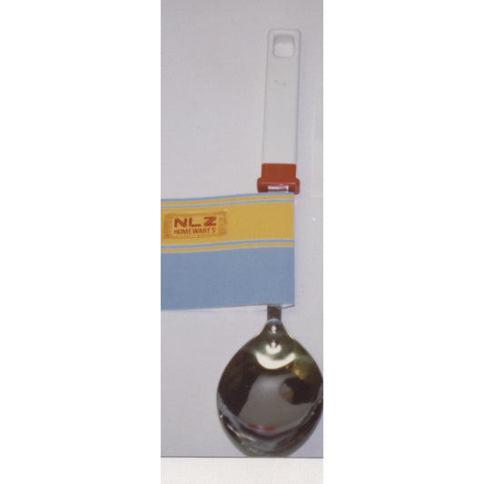 Stainless Steel Cooking Spoon with Plastic Handle