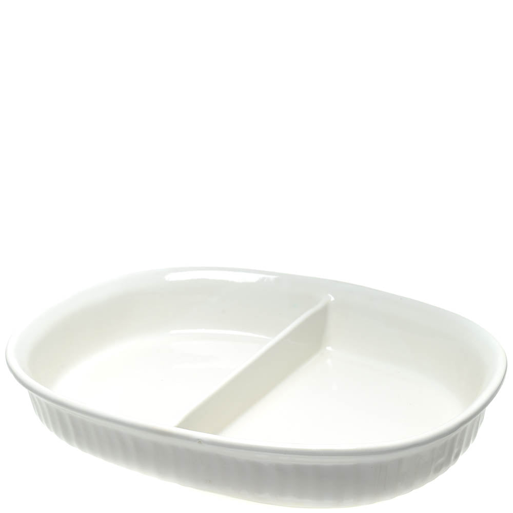 Ceramic Divided Oval Dish