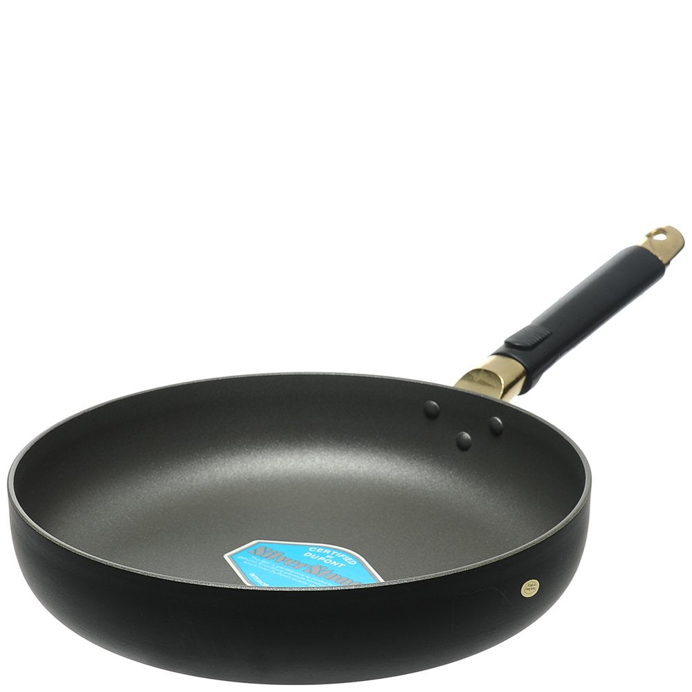 260mm Silverstone Frypan with Gold And Black
