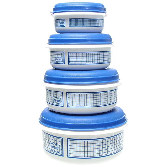 4pc Airtight Containers - Opaque