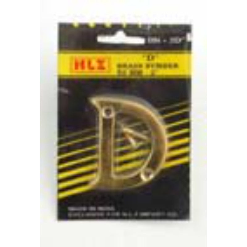 50mm Brass Letter "D"