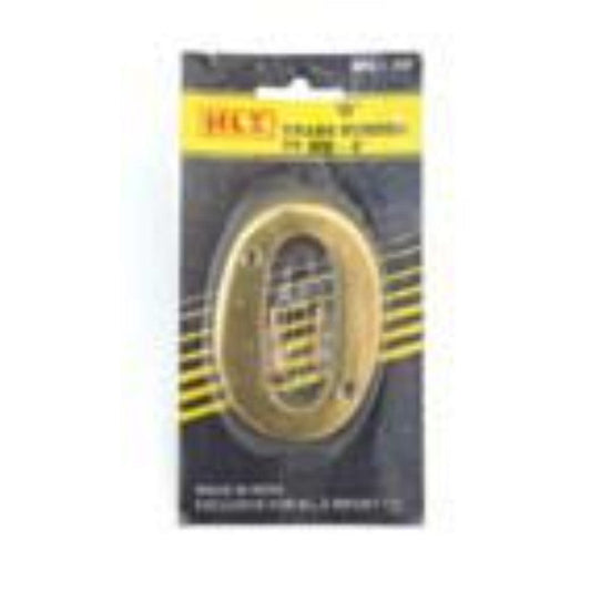 75mm Brass Number "0"