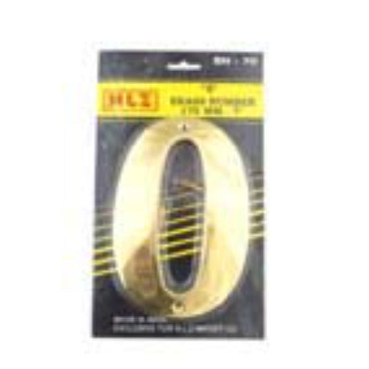 175mm Brass Number "0"