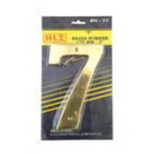 175mm Brass Number "7"