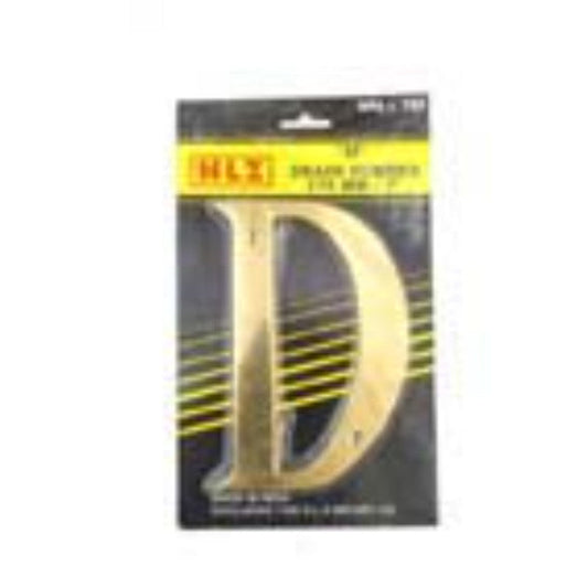 175mm Brass Letter "D"
